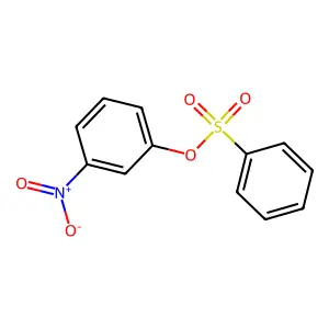 3-硝基苯基苯磺酸酯 structure