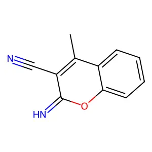 2-亚氨基-4-甲基-2H-1-苯并吡喃-3-甲腈 structure