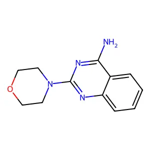 2-(4-吗啉基)喹唑啉-4-胺 structure