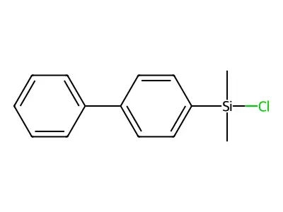 4-Biphenyldimethylchlorosilane structure