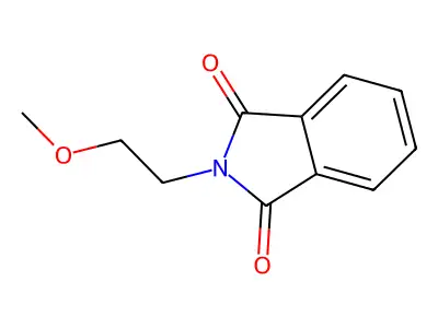2-(2-methoxyethyl)-1H-isoindole-1,3(2H)-dione structure