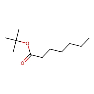 庚酸叔丁酯 structure