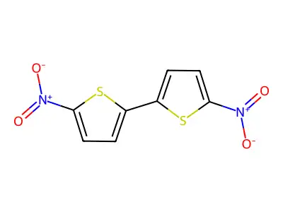 2,2'-Bithiophene, 5,5'-dinitro- structure