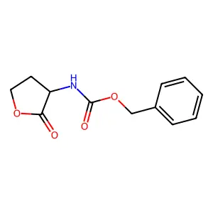 N-(2-氧代氧杂环戊-3-基)氨基甲酸苄酯 structure