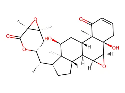 Daturalactone structure