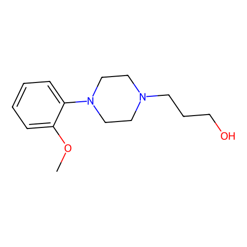 3-(4-(2-Methoxyphenyl)piperazin-1-yl)propan-1-ol structure