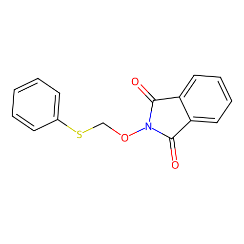2-(Phenylsulfanylmethoxy)isoindole-1,3-dione structure
