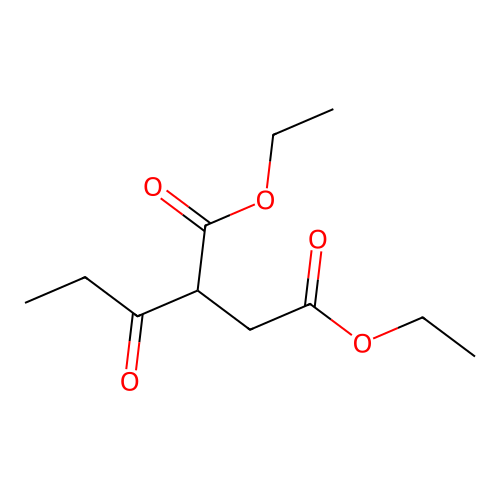 Diethyl 2-propionylsuccinate structure