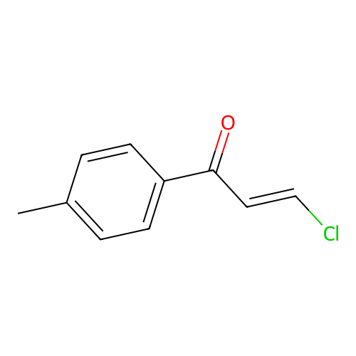Acrylophenone, 3-chloro-4'-methyl-, (E)- structure