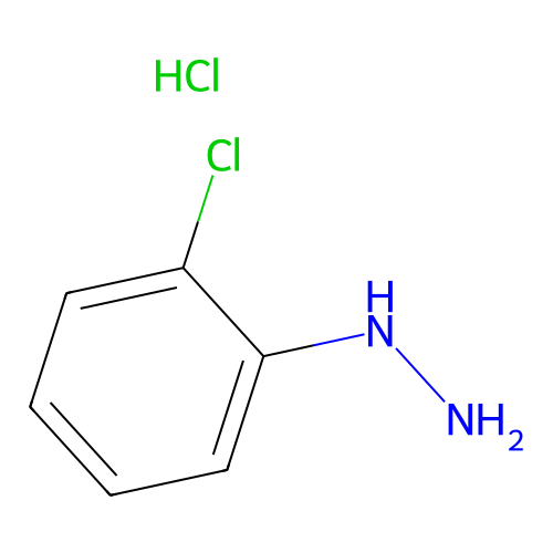2-Chlorophenylhydrazine hydrochloride structure