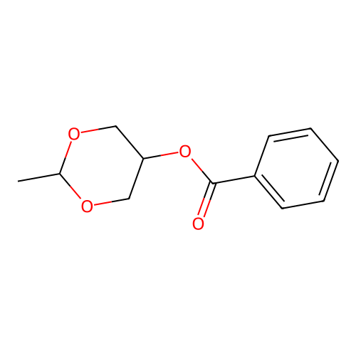 2-Methyl-1,3-dioxan-5-yl benzoate structure