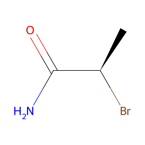 (r)-2-Bromopropanamide structure