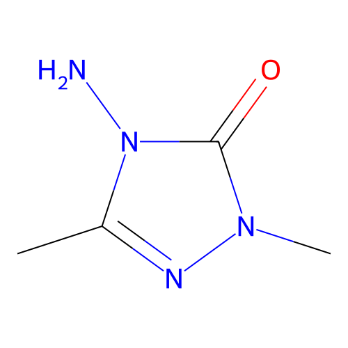 1,3-Dimethyl-4-amino-4,5(1H)-dihydro-1,2,4-triazole-5-one structure