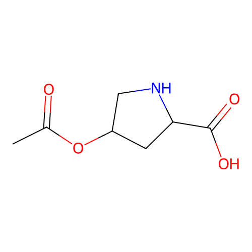 4-(Acetyloxy)proline structure