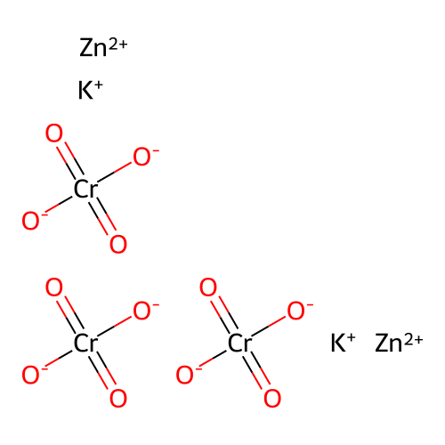 chromic acid, potassium zinc salt structure