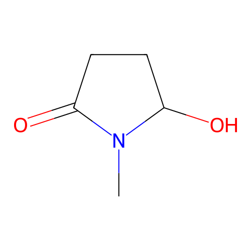 5-hydroxy-N-methylpyrrolidone structure