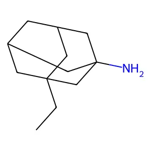 1-Amino-3-ethyladamantane structure