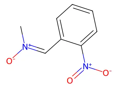 N-methyl-1-(2-nitrophenyl)methanimine Oxide structure