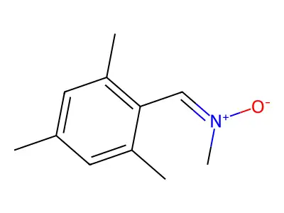 N-methyl-1-(2,4,6-trimethylphenyl)methanimine oxide structure