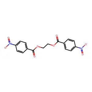 2-(4-Nitrobenzoyl)oxyethyl 4-nitrobenzoate structure