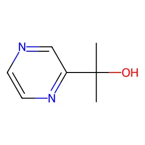 2-(2-Pyrazinyl)-2-propanol structure