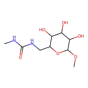 2-Nitro-6,11-dihydrothiochromeno[4,3-b]indole structure