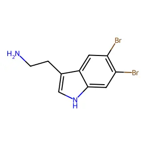 5,6-Dibromotryptamine structure