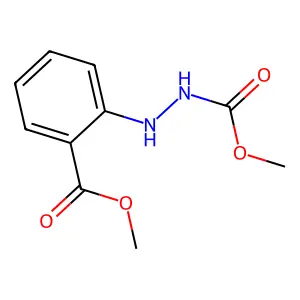 Methyl 2-[2-(methoxycarbonyl)phenyl]hydrazinecarboxylate structure