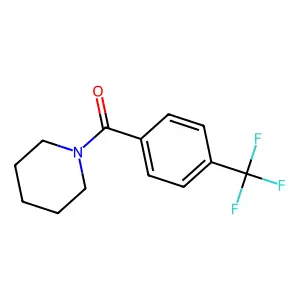 1-[4-(Trifluoromethyl)benzoyl]piperidine structure