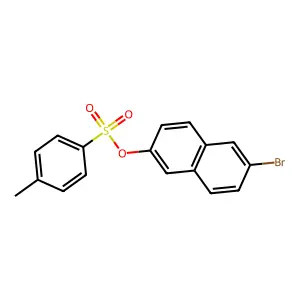 (6-Bromonaphthalen-2-yl) 4-methylbenzenesulfonate structure