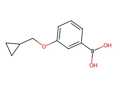 3-(Cyclopropylmethoxy)phenylboronic acid structure