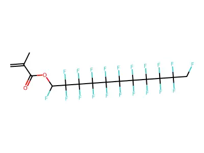 1H,1H,11H-Eicosafluoroundecyl methacrylate structure