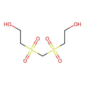 Ethanol, 2,2'-(methylenebis(sulfonyl))bis- structure