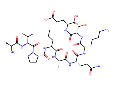 Smac-based peptide structure