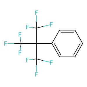 Benzene, [2,2,2-trifluoro-1,1-bis(trifluoromethyl)ethyl]- structure