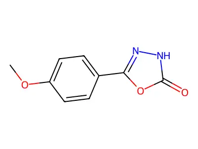 5-(4-Methoxyphenyl)-1,3,4-oxadiazol-2(3H)-one structure