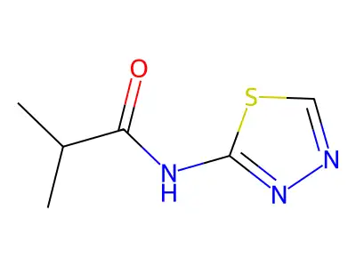 N-[1,3,4]Thiadiazol-2-yl-isobutyramide structure