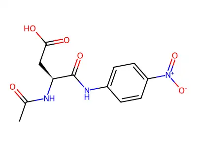 3-Acetamido-4-(4-nitroanilino)-4-oxobutanoic acid structure