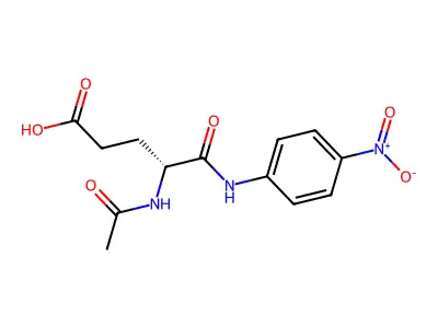 N-Acetylglutamate 4-nitroanilide structure