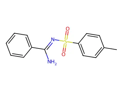 N'-(4-methylphenyl)sulfonylbenzenecarboximidamide structure
