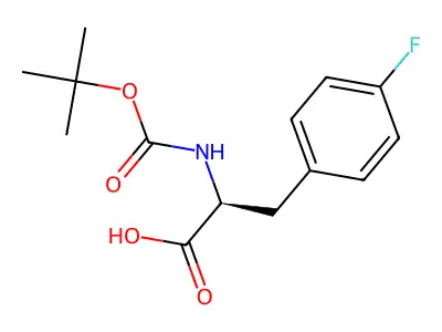 2-(((Tert-butoxy)carbonyl)amino)-3-(4-chlorophenyl)propanoic acid structure
