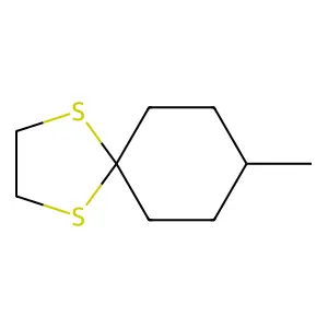 1,4-Dithiaspiro(4.5)decane, 8-methyl- structure