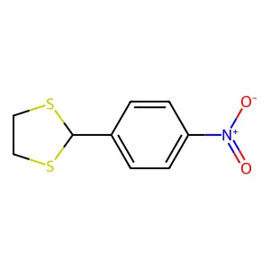 2-(4-硝基苯基)-1,3-二硫杂环戊烷 structure