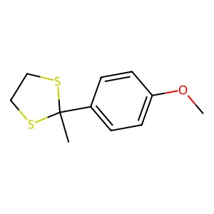 2-(4'-甲氧基苯基)-2-甲基-1,3-二硫杂环戊烷 structure