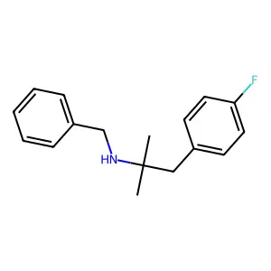 N-Benzyl-1-(4-fluorophenyl)-2-methyl-2-aminopropane structure
