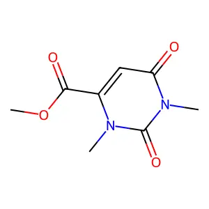 Orotic acid, 1,3-dimethyl-, methyl ester structure