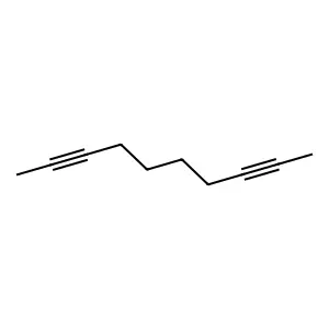 2,8-Decadiyne structure