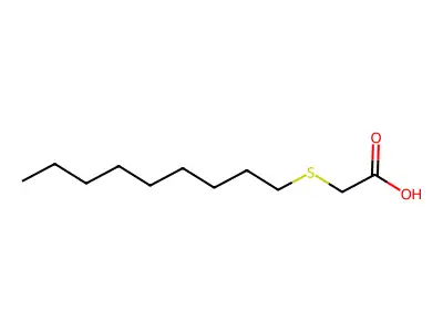 2-(Nonylthio)acetic acid structure