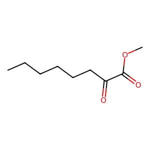 2-Keto-octanoic acid, methyl ester structure