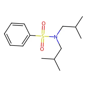N,N-双(2-甲基丙基)苯磺酰胺 structure